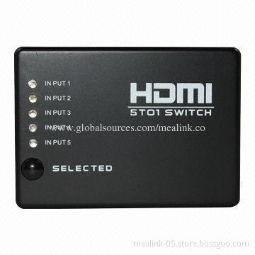5x1 HDMI Switcher with Remote Control